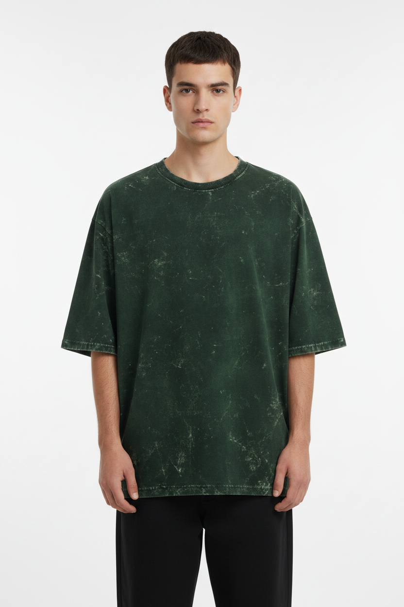 Unisex Acid Washed Oversized Tee